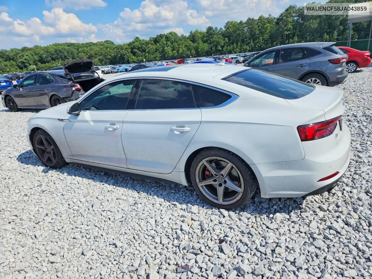 2018 Audi A5 Premium Plus S-Line VIN: WAUENCF58JA043859 Lot: 60065916