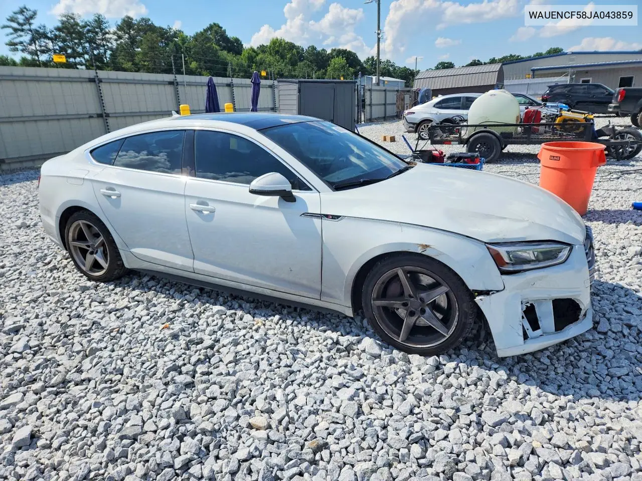 2018 Audi A5 Premium Plus S-Line VIN: WAUENCF58JA043859 Lot: 60065916