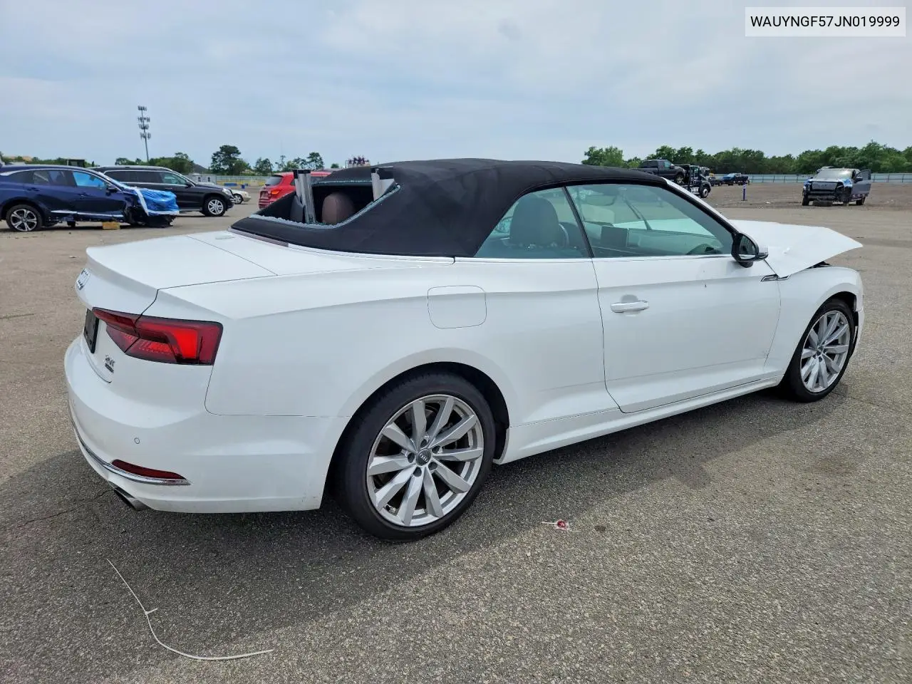 2018 Audi A5 Premium Plus VIN: WAUYNGF57JN019999 Lot: 60445246