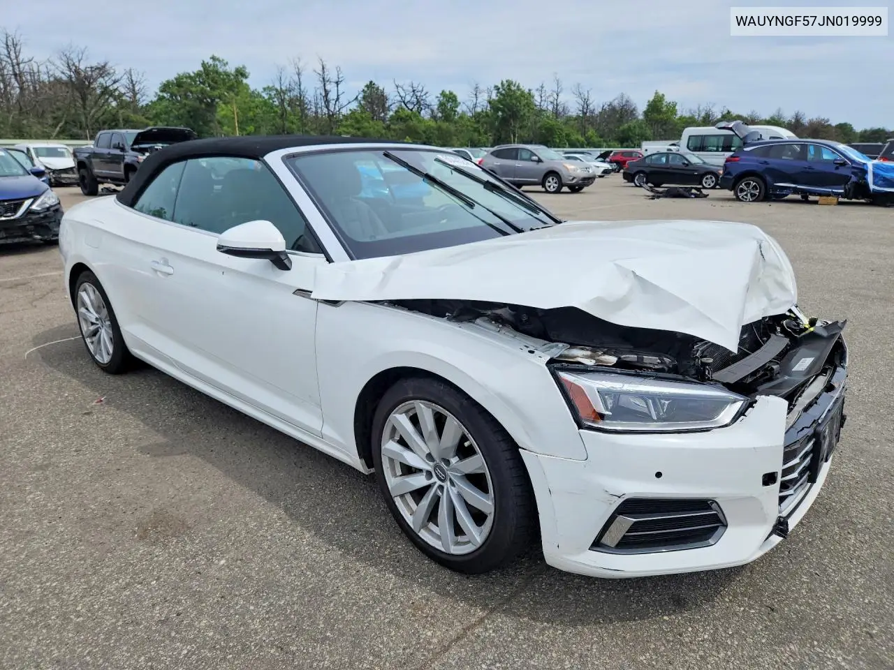 2018 Audi A5 Premium Plus VIN: WAUYNGF57JN019999 Lot: 60445246