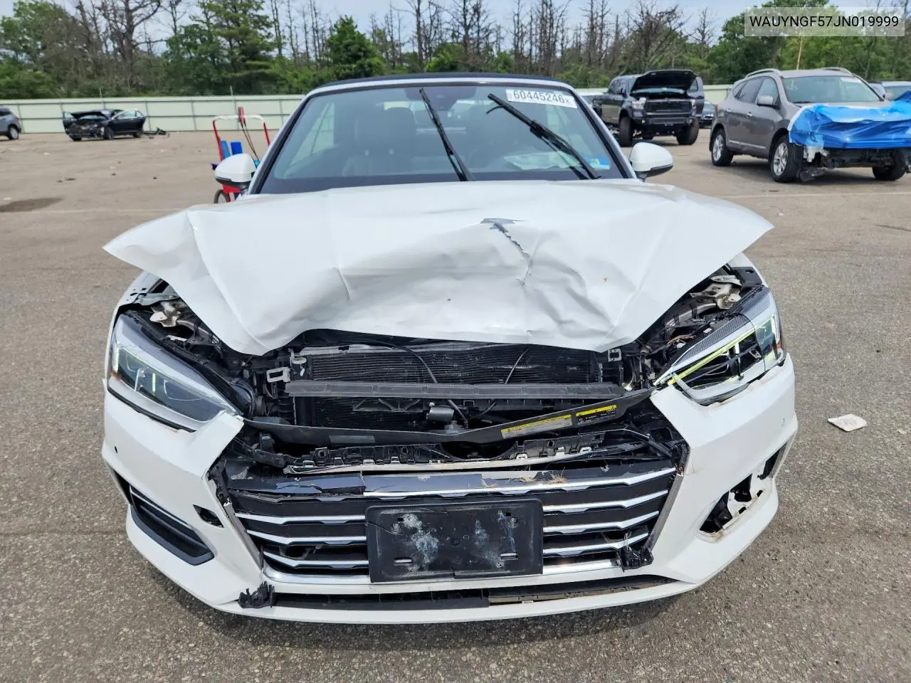 2018 Audi A5 Premium Plus VIN: WAUYNGF57JN019999 Lot: 60445246