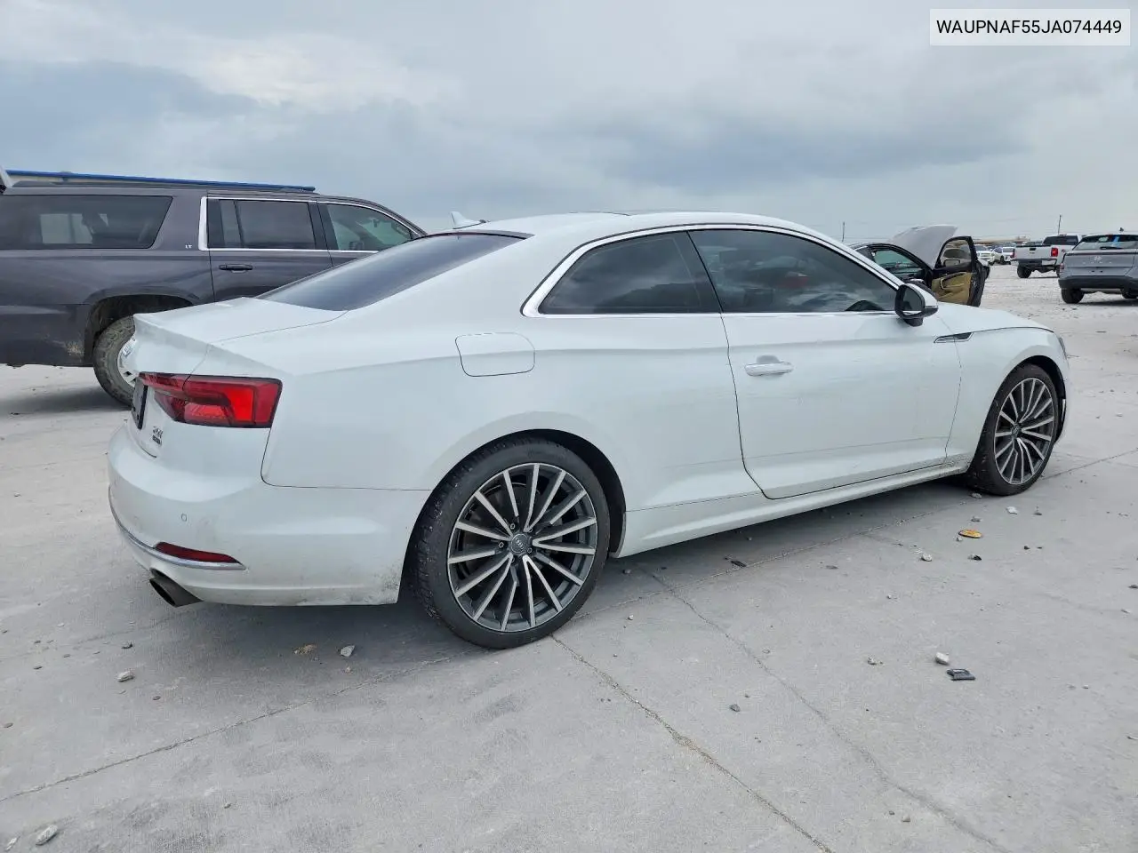 2018 Audi A5 Premium Plus VIN: WAUPNAF55JA074449 Lot: 60482056
