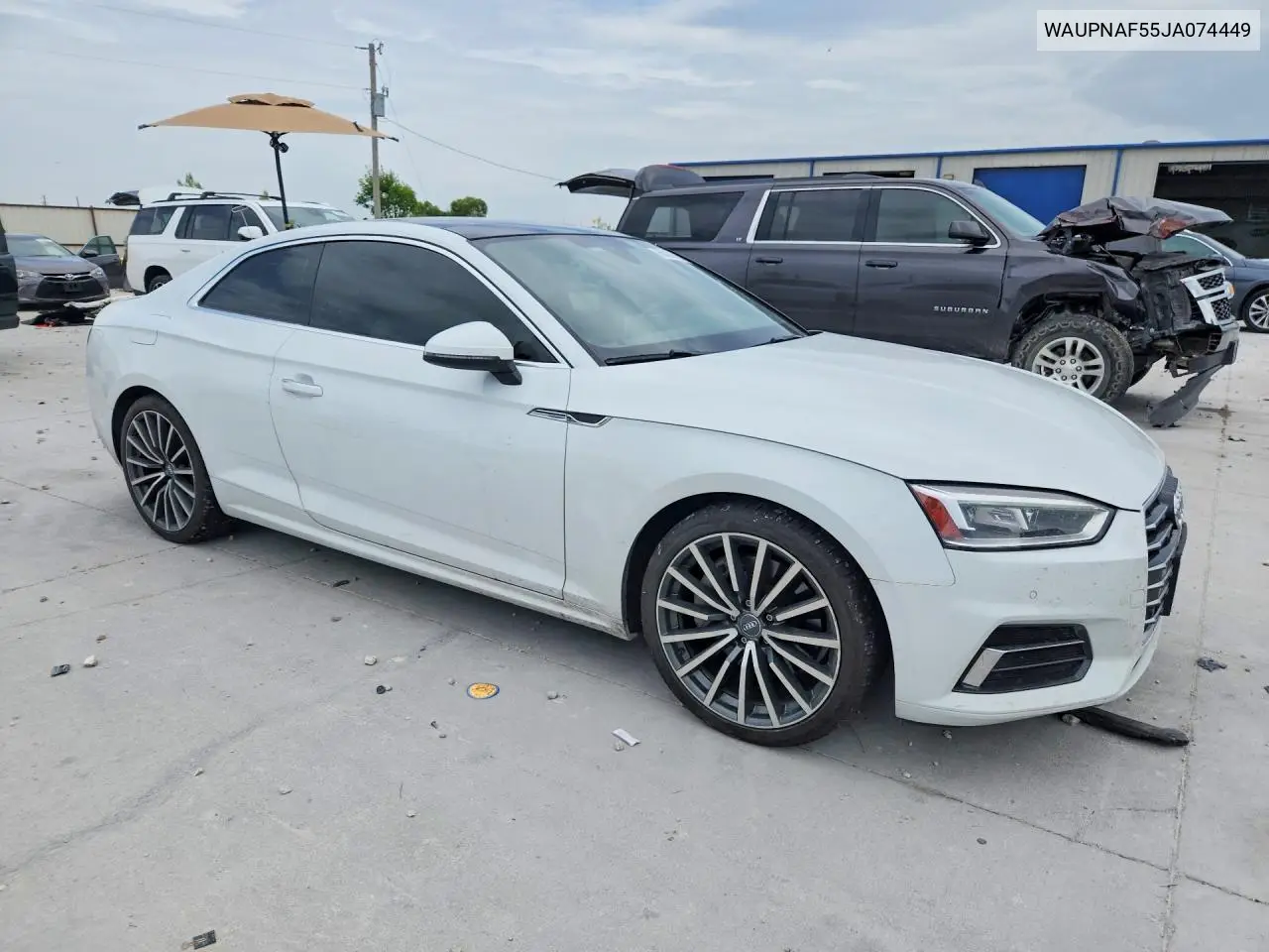 2018 Audi A5 Premium Plus VIN: WAUPNAF55JA074449 Lot: 60482056