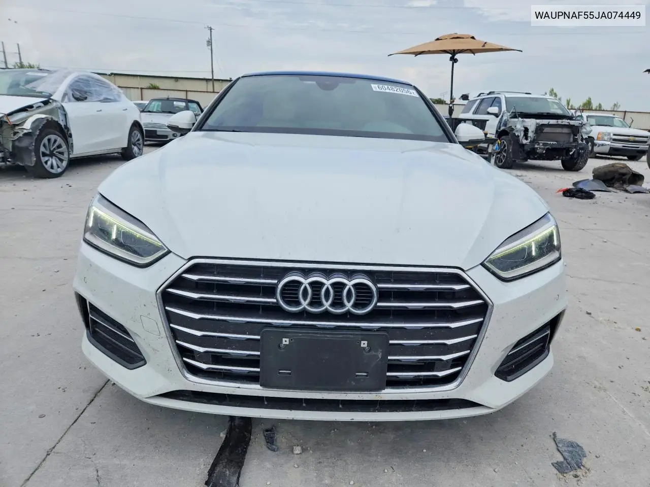 2018 Audi A5 Premium Plus VIN: WAUPNAF55JA074449 Lot: 60482056