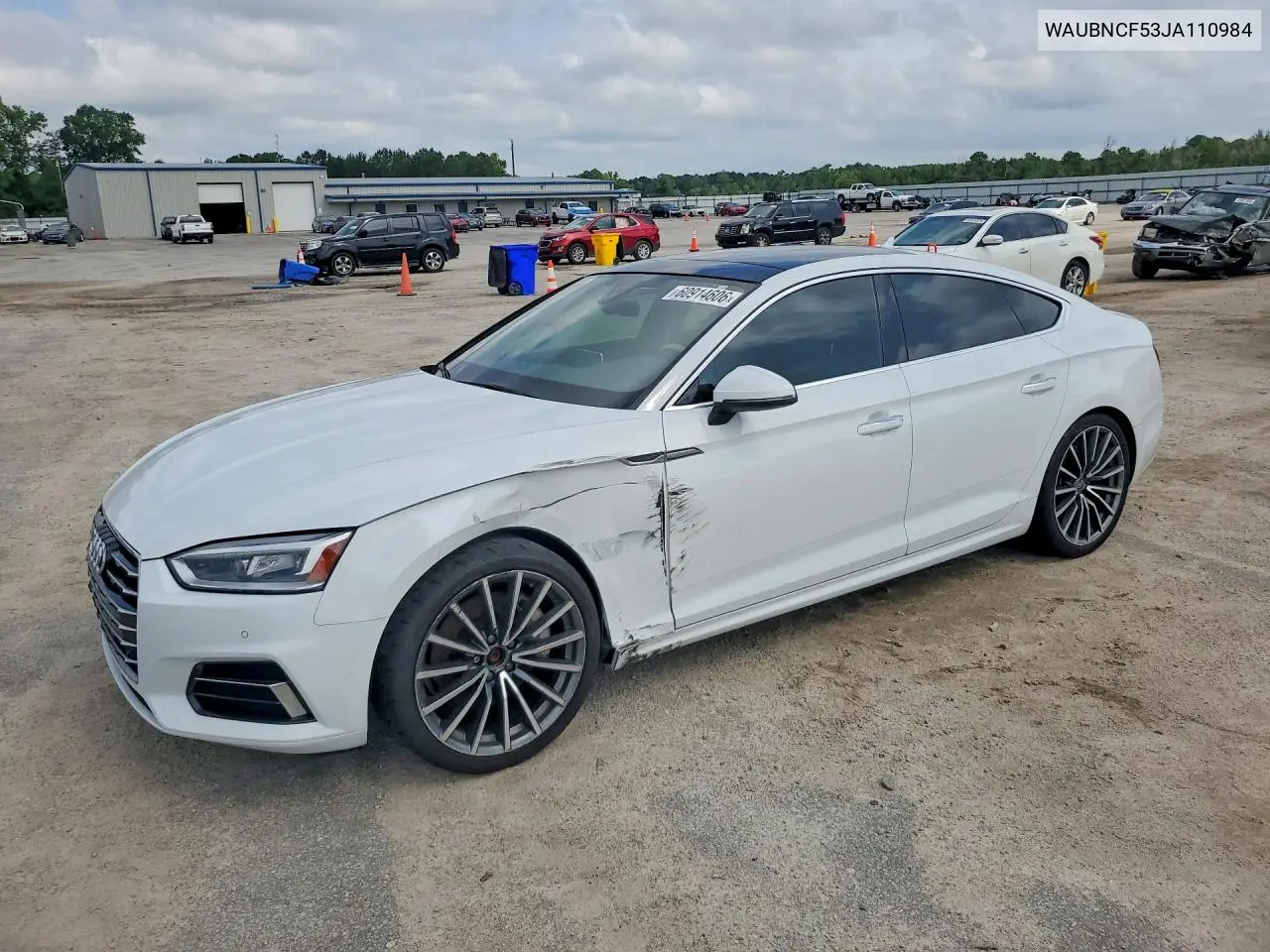 2018 Audi A5 Premium Plus VIN: WAUBNCF53JA110984 Lot: 60914606