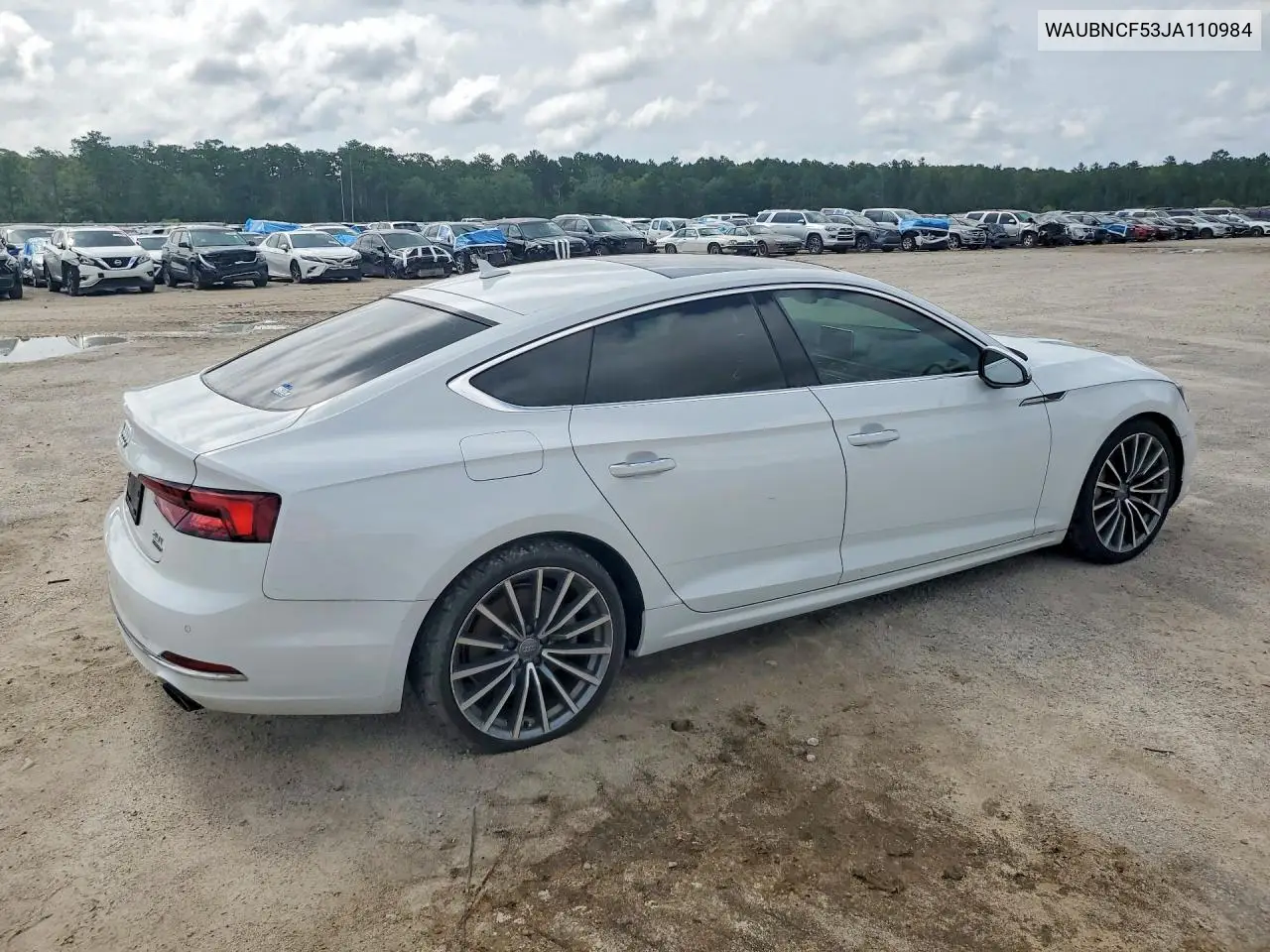 2018 Audi A5 Premium Plus VIN: WAUBNCF53JA110984 Lot: 60914606