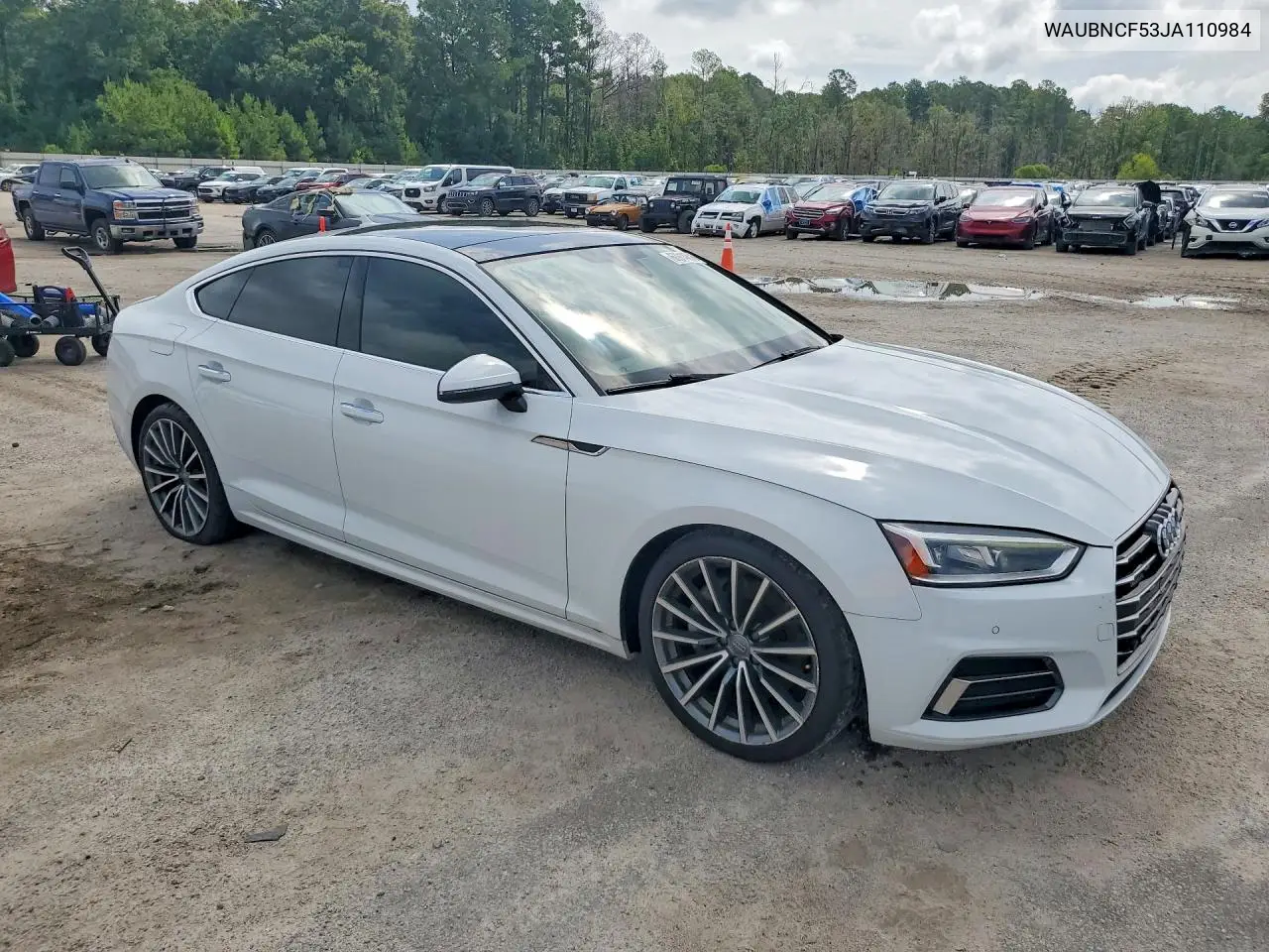 2018 Audi A5 Premium Plus VIN: WAUBNCF53JA110984 Lot: 60914606