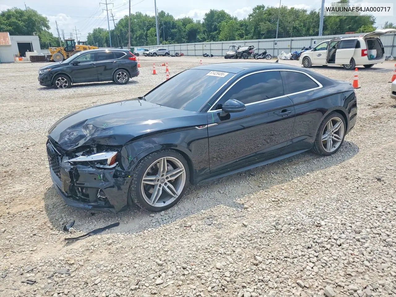 2018 Audi A5 Prestige S-Line VIN: WAUUNAF54JA000717 Lot: 61429486
