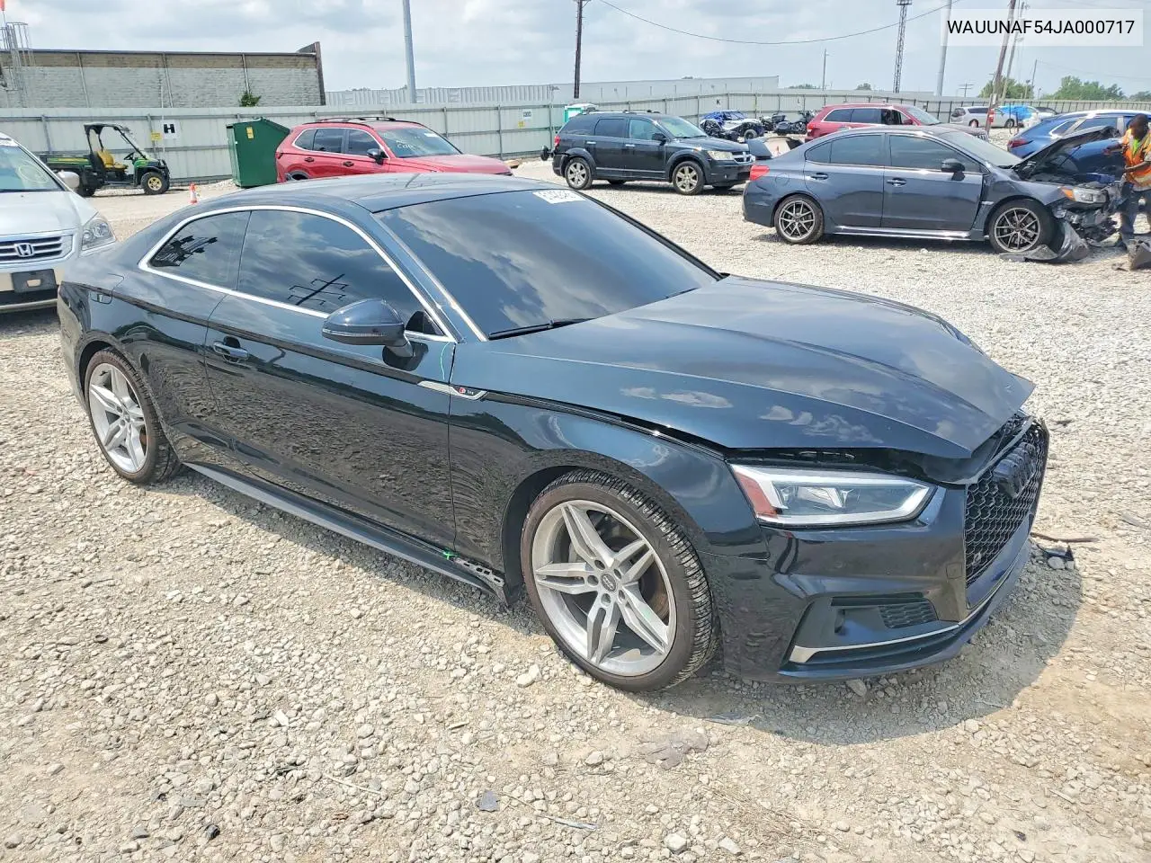 2018 Audi A5 Prestige S-Line VIN: WAUUNAF54JA000717 Lot: 61429486