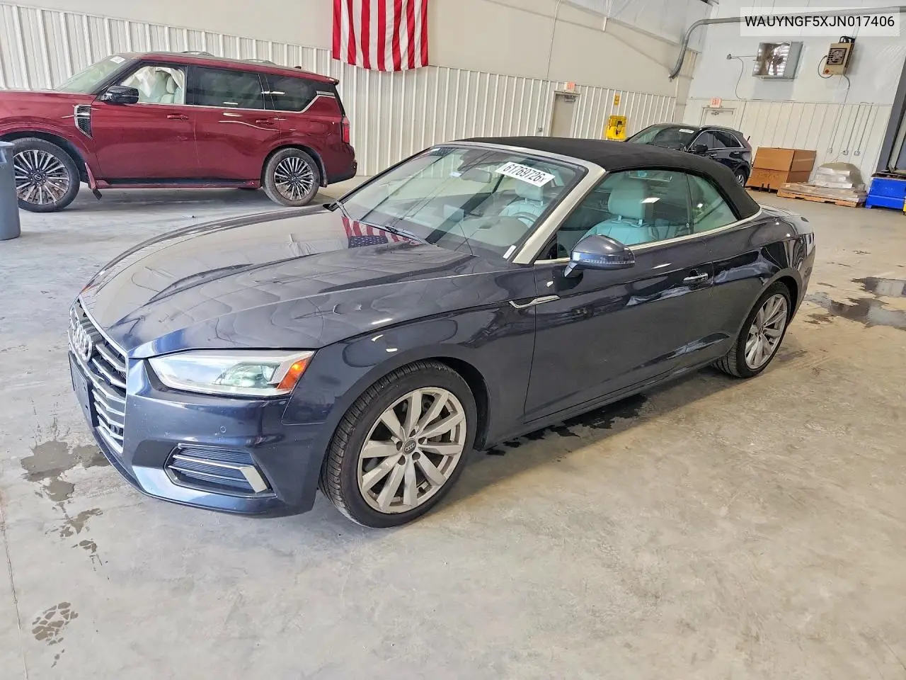 2018 Audi A5 Premium Plus VIN: WAUYNGF5XJN017406 Lot: 61769726