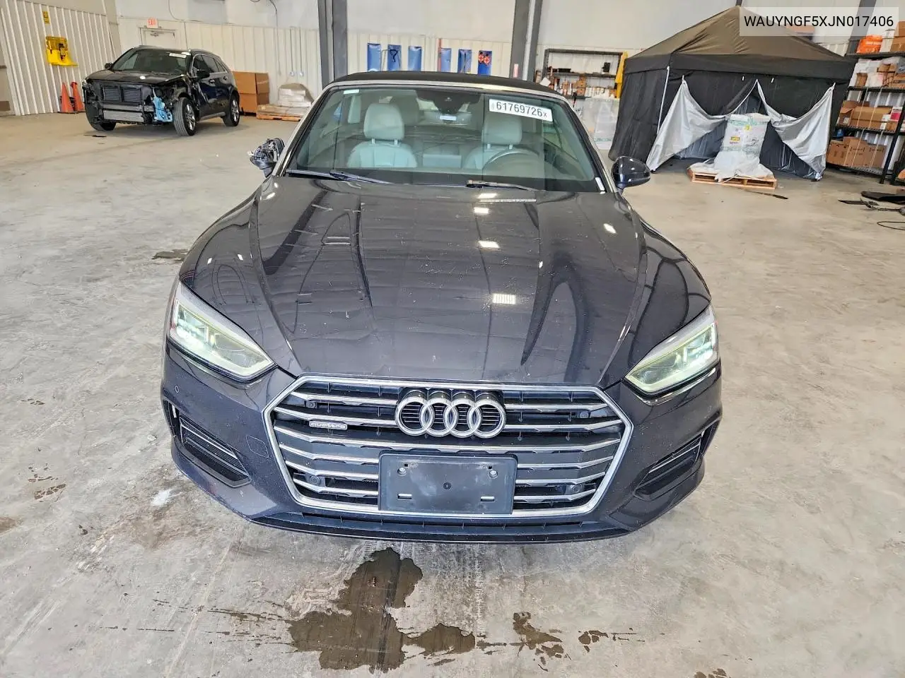 2018 Audi A5 Premium Plus VIN: WAUYNGF5XJN017406 Lot: 61769726