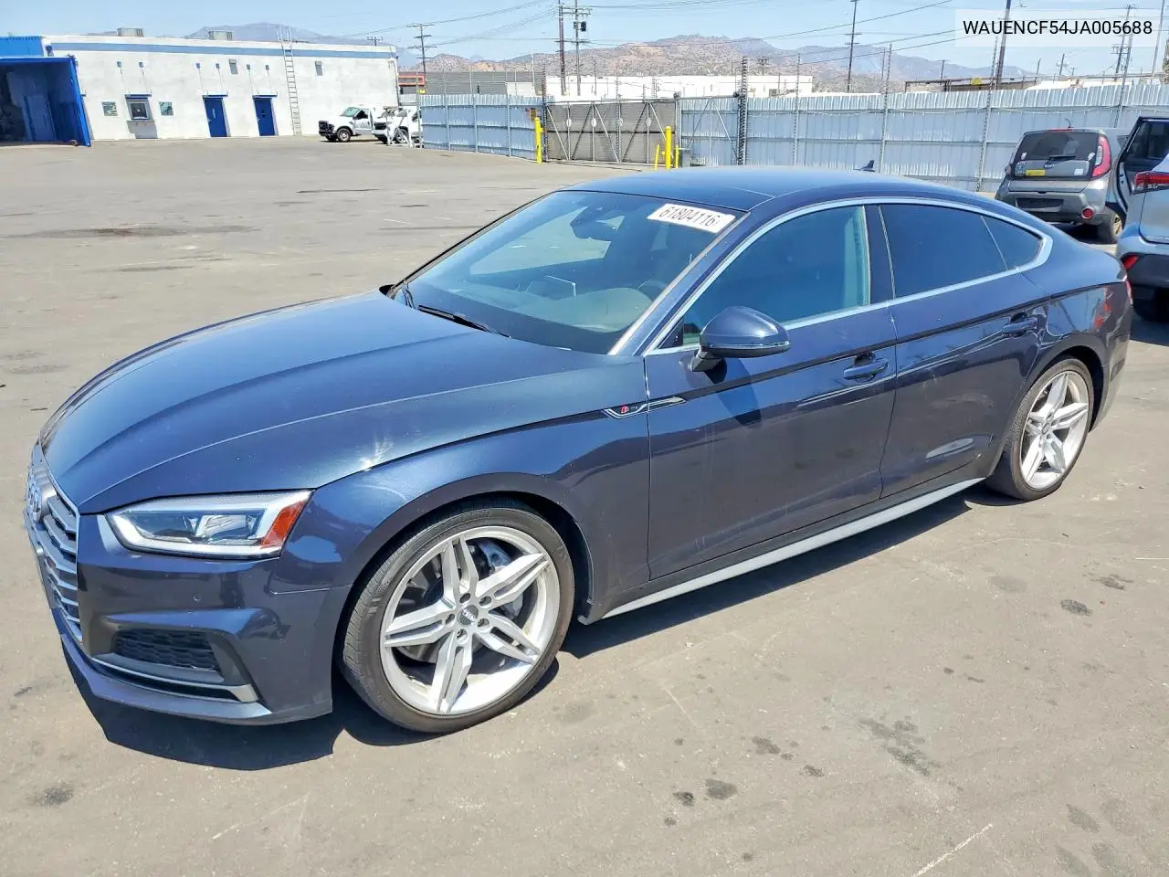 2018 Audi A5 Premium Plus S-Line VIN: WAUENCF54JA005688 Lot: 61804116