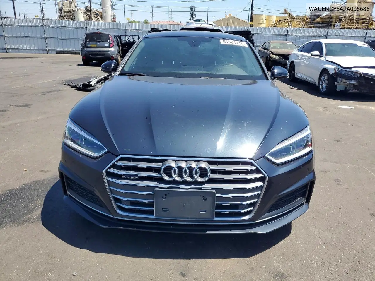 2018 Audi A5 Premium Plus S-Line VIN: WAUENCF54JA005688 Lot: 61804116