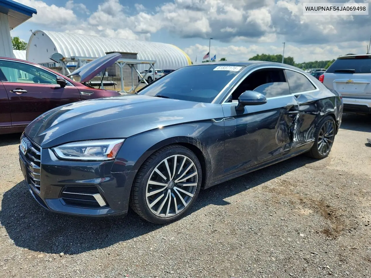2018 Audi A5 Premium Plus VIN: WAUPNAF54JA069498 Lot: 61837176
