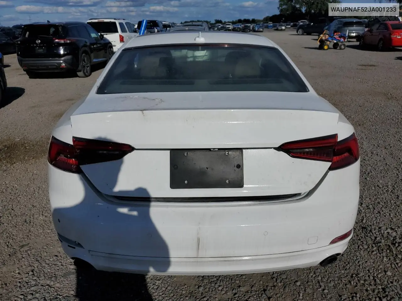 WAUPNAF52JA001233 2018 Audi A5 Premium Plus