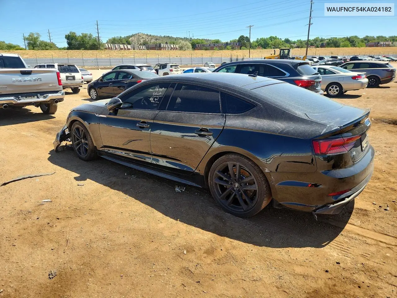 2019 Audi A5 Prestige S-Line VIN: WAUFNCF54KA024182 Lot: 56548546