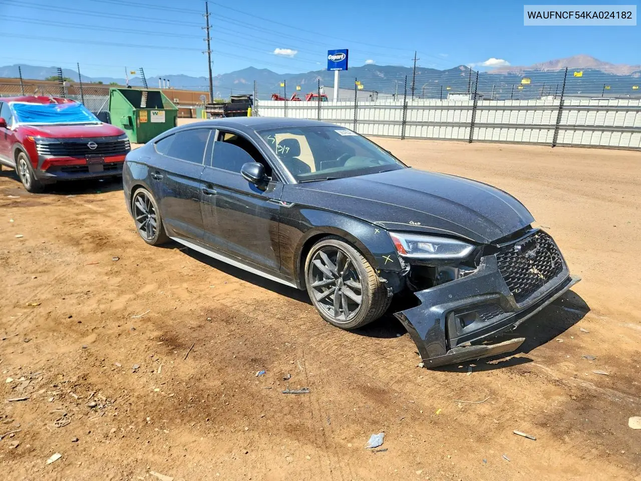 2019 Audi A5 Prestige S-Line VIN: WAUFNCF54KA024182 Lot: 56548546