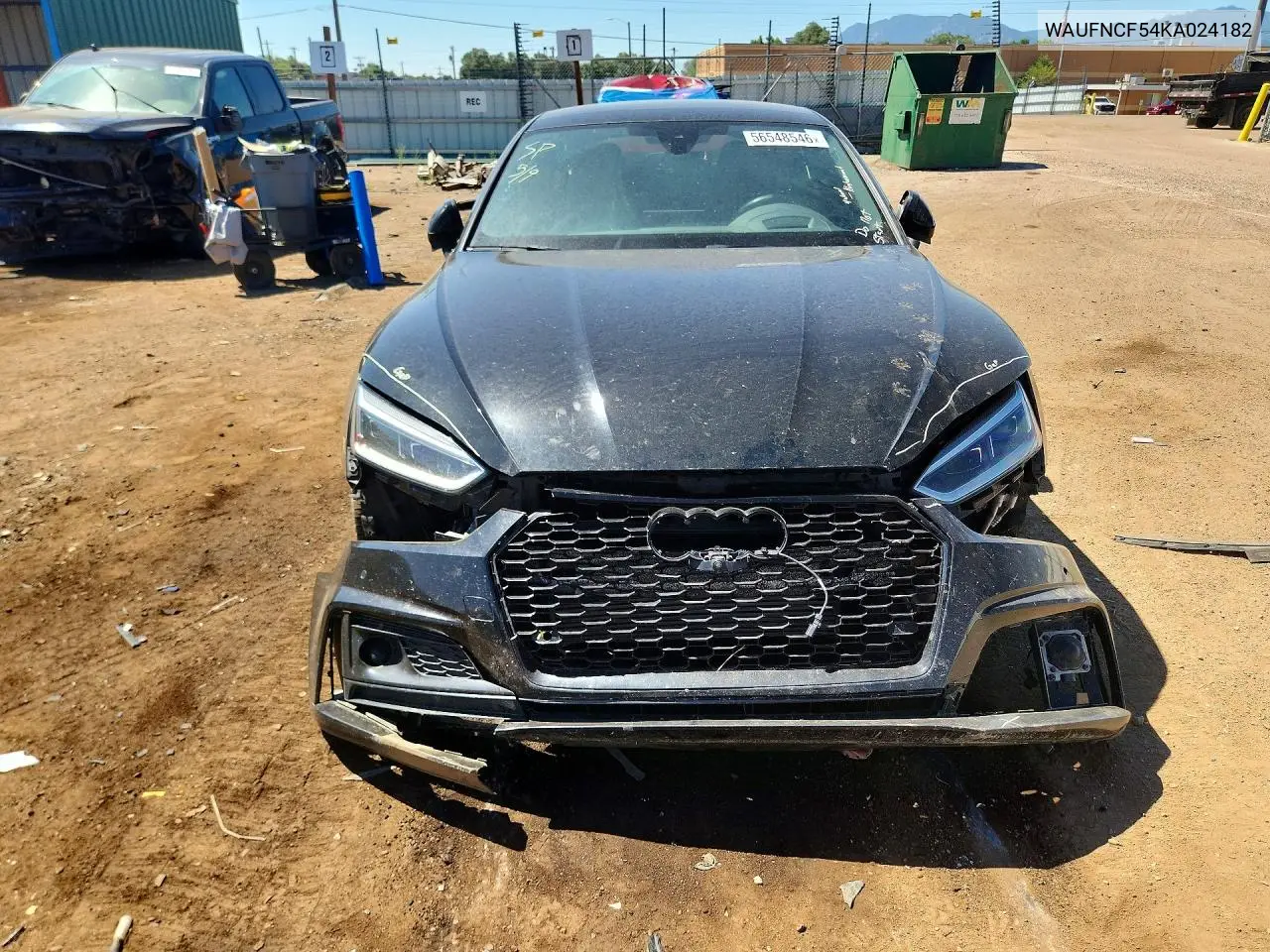 2019 Audi A5 Prestige S-Line VIN: WAUFNCF54KA024182 Lot: 56548546