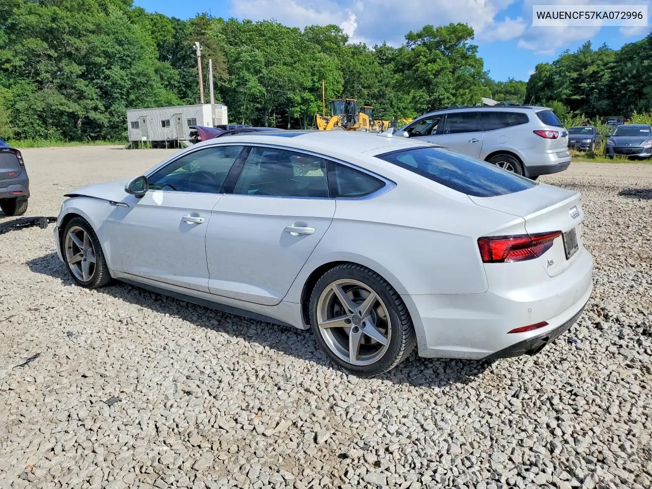 2019 Audi A5 Premium Plus S-Line VIN: WAUENCF57KA072996 Lot: 57493316