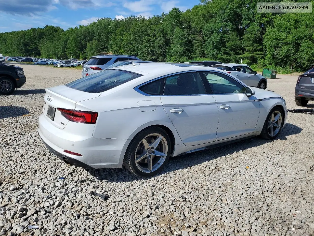 2019 Audi A5 Premium Plus S-Line VIN: WAUENCF57KA072996 Lot: 57493316