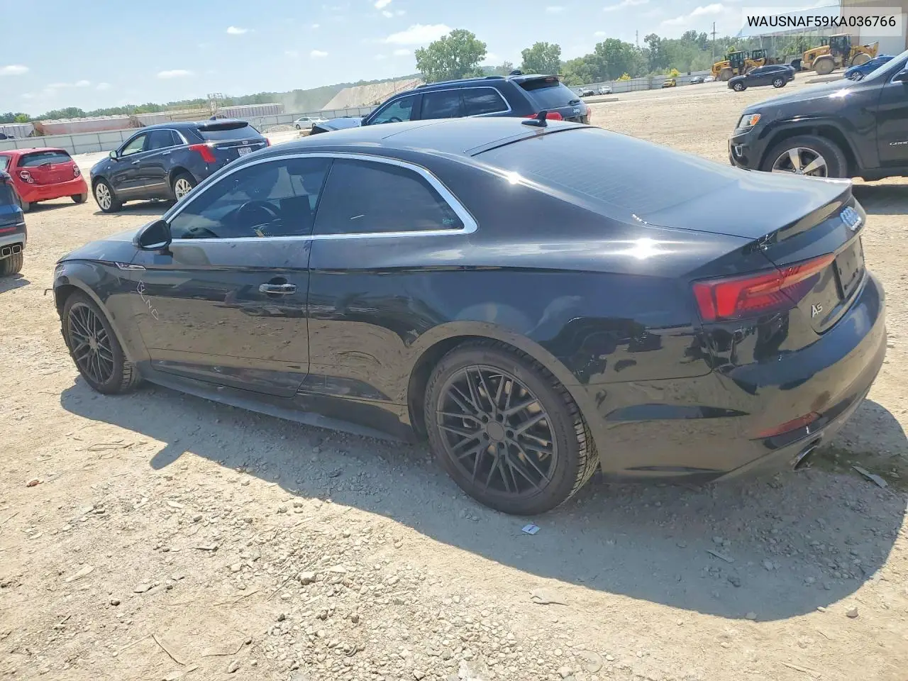 2019 Audi A5 Premium VIN: WAUSNAF59KA036766 Lot: 60882366