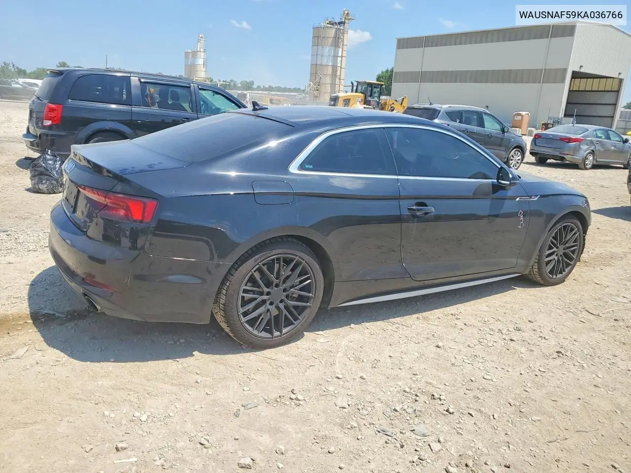 2019 Audi A5 Premium VIN: WAUSNAF59KA036766 Lot: 60882366