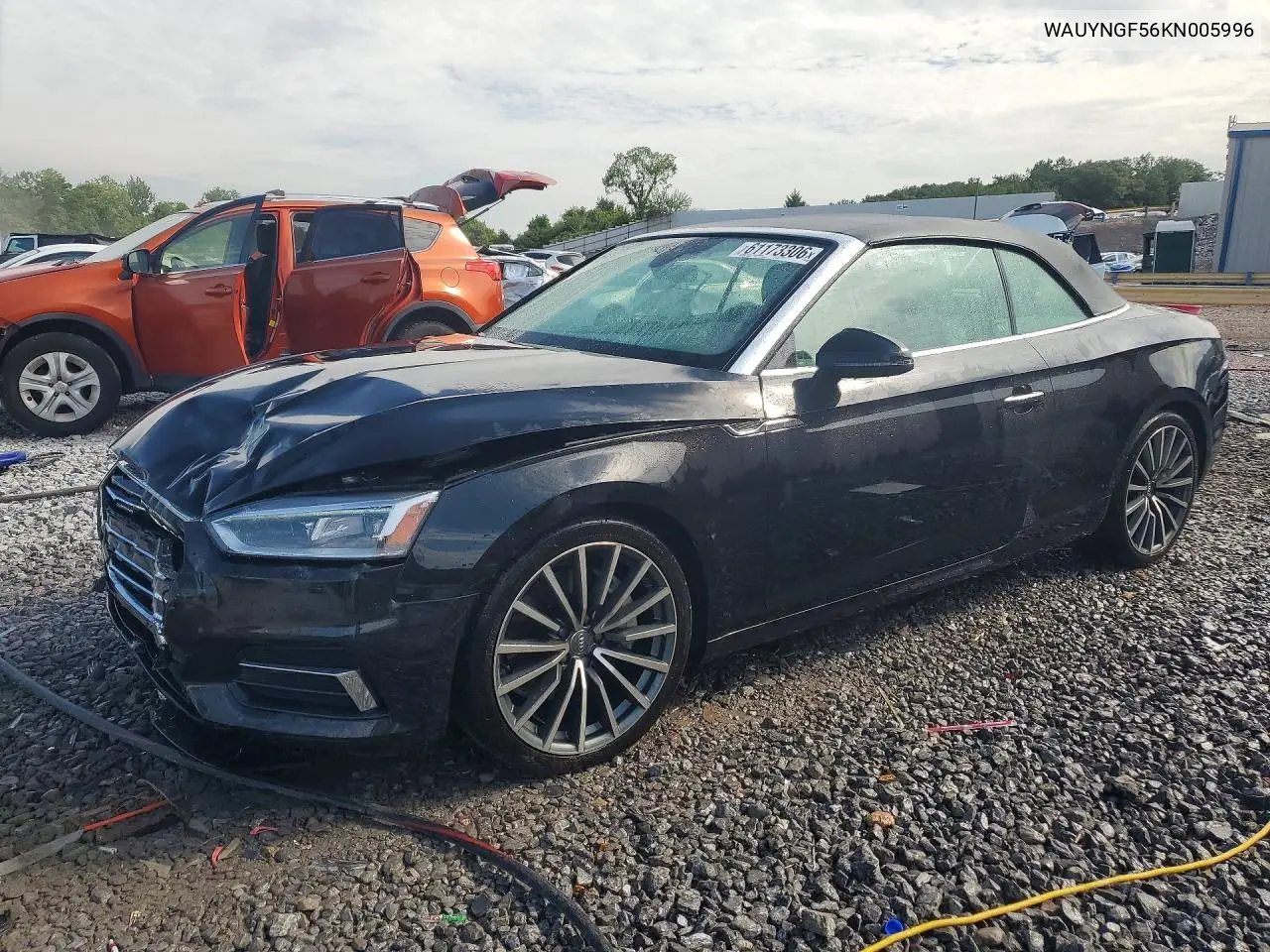 2019 Audi A5 Premium Plus VIN: WAUYNGF56KN005996 Lot: 61173306