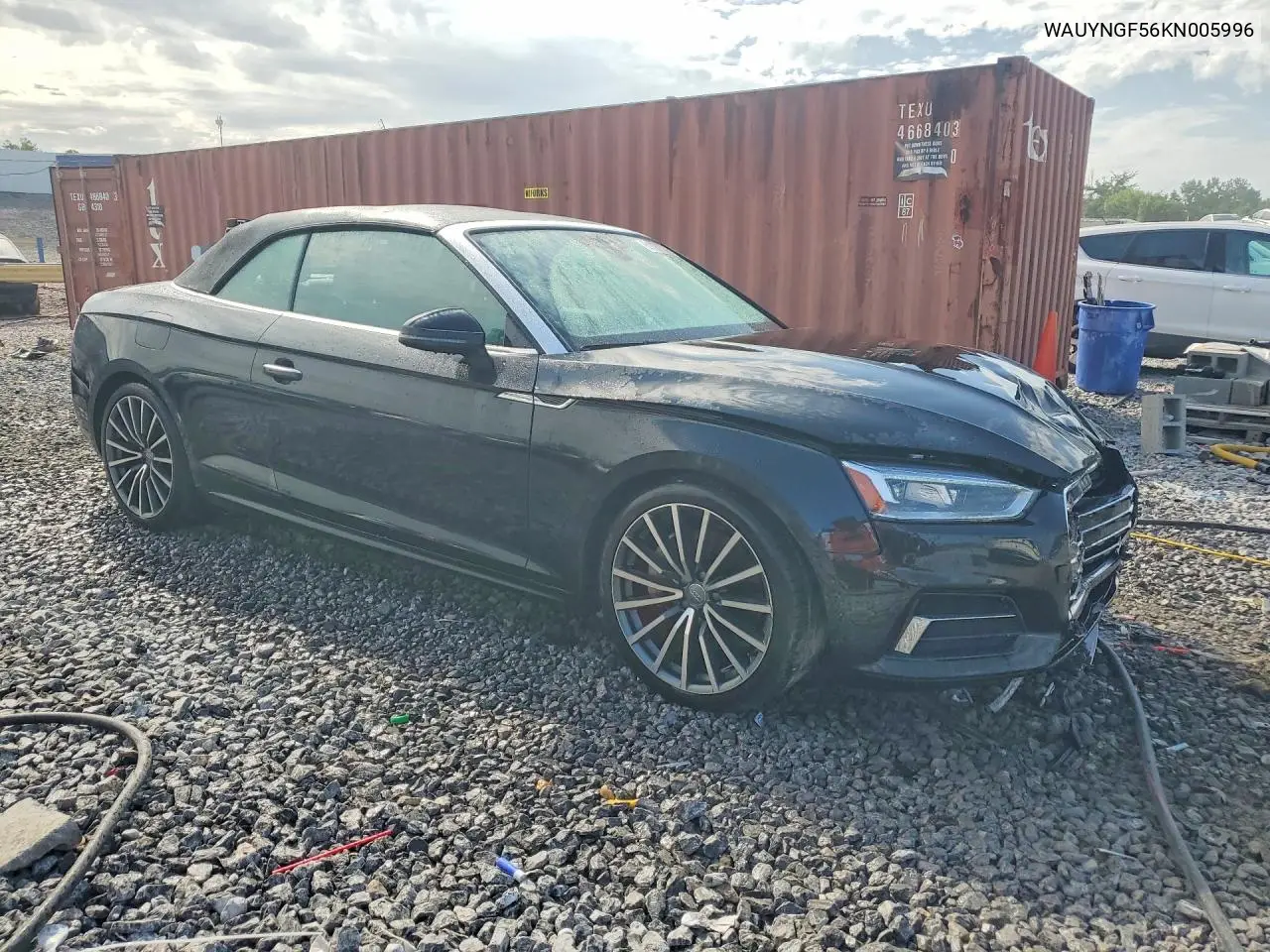 2019 Audi A5 Premium Plus VIN: WAUYNGF56KN005996 Lot: 61173306