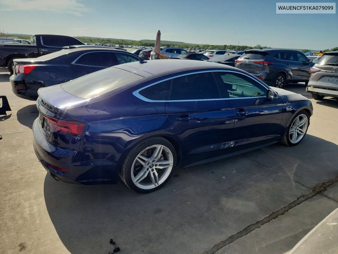 2019 Audi A5 Premium Plus S-Line VIN: WAUENCF51KA079099 Lot: 85989675