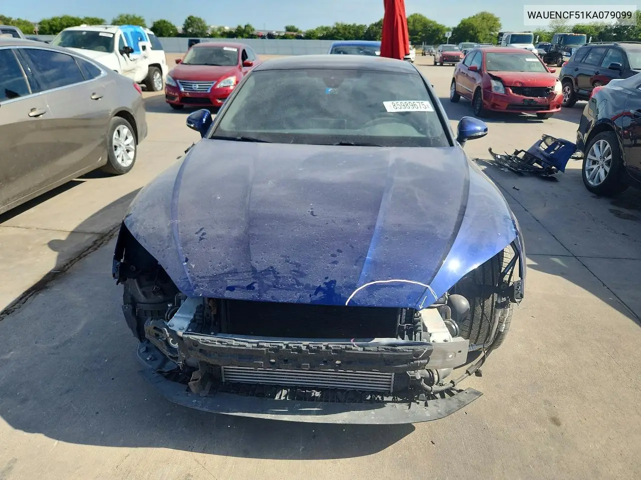 2019 Audi A5 Premium Plus S-Line VIN: WAUENCF51KA079099 Lot: 85989675