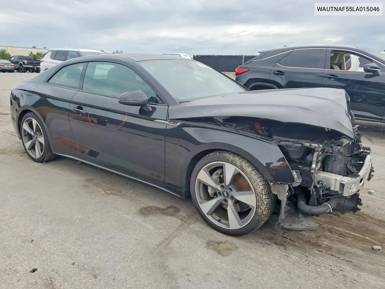 2020 Audi A5 Premium Plus VIN: WAUTNAF55LA015046 Lot: 56396846