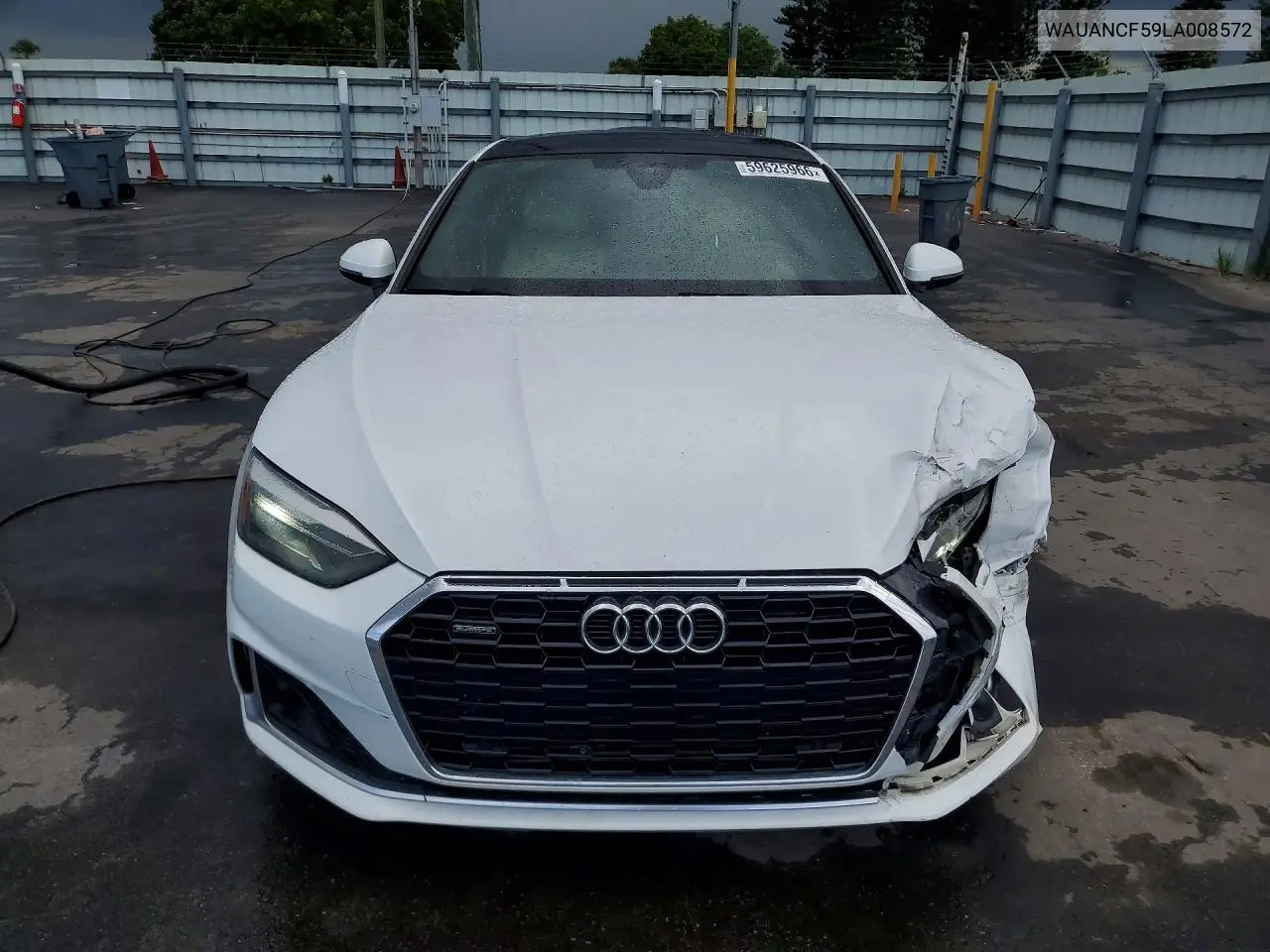 2020 Audi A5 Premium VIN: WAUANCF59LA008572 Lot: 59625966