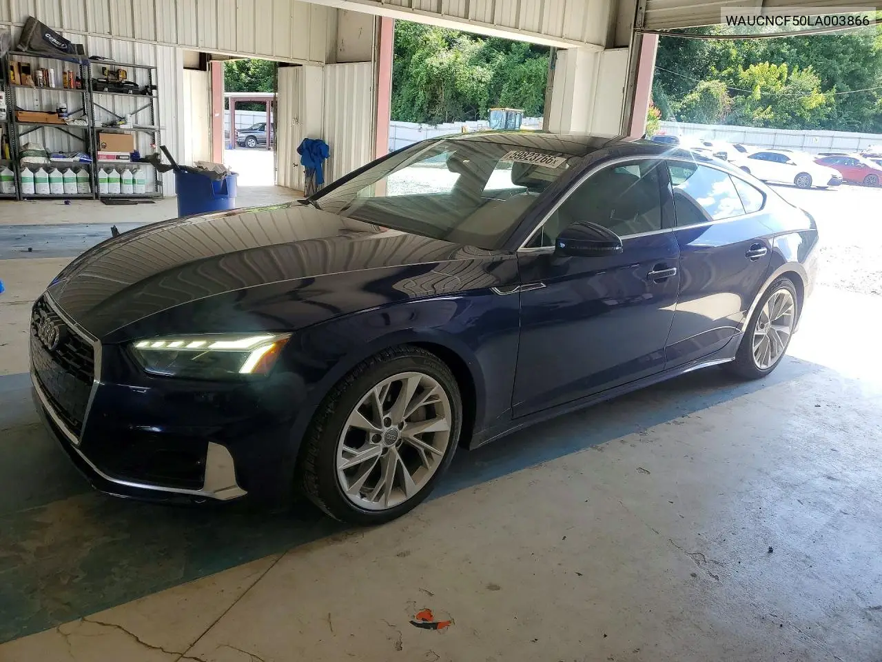 2020 Audi A5 Premium Plus VIN: WAUCNCF50LA003866 Lot: 59823766