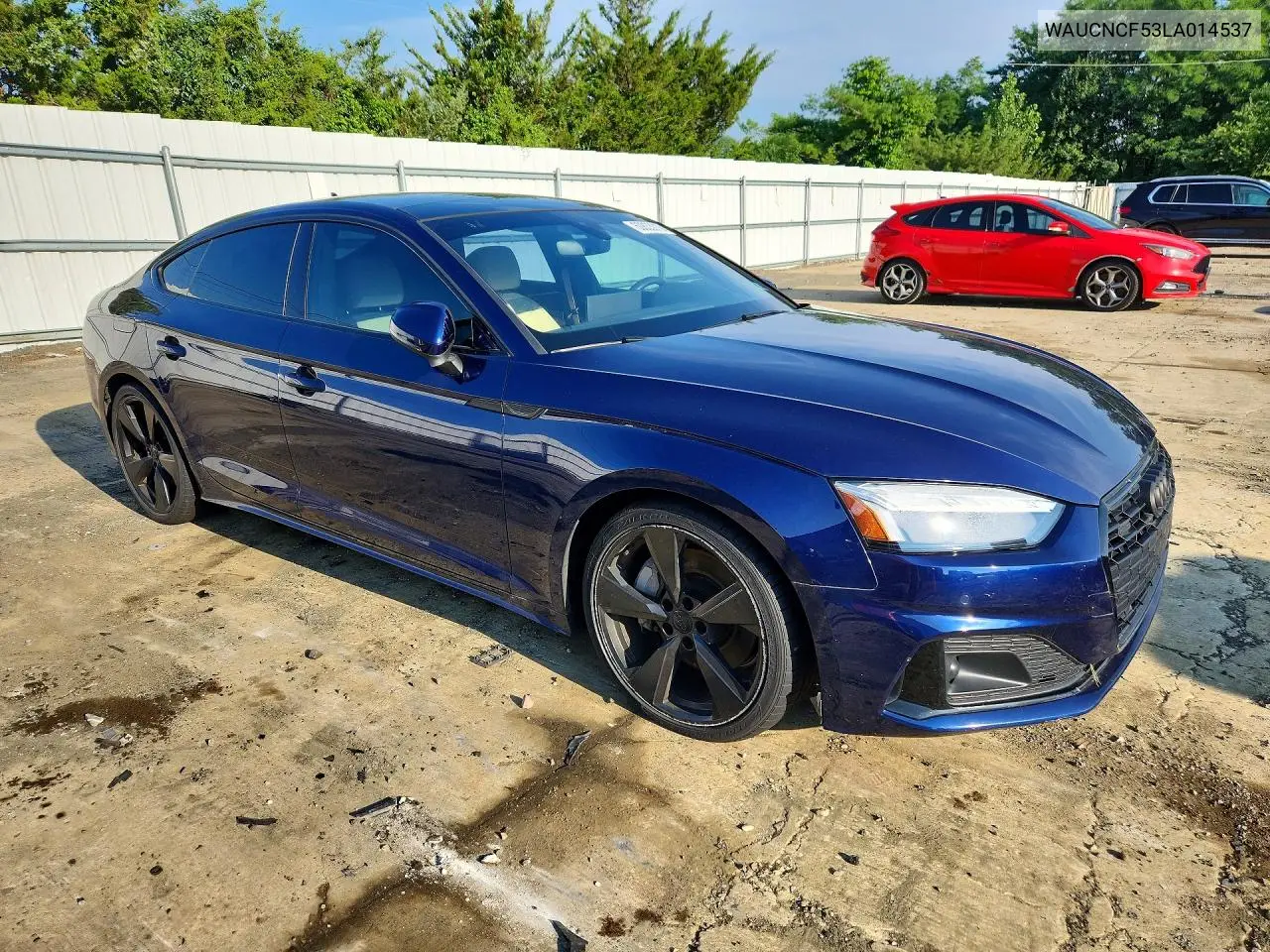 2020 Audi A5 Premium Plus VIN: WAUCNCF53LA014537 Lot: 60833016