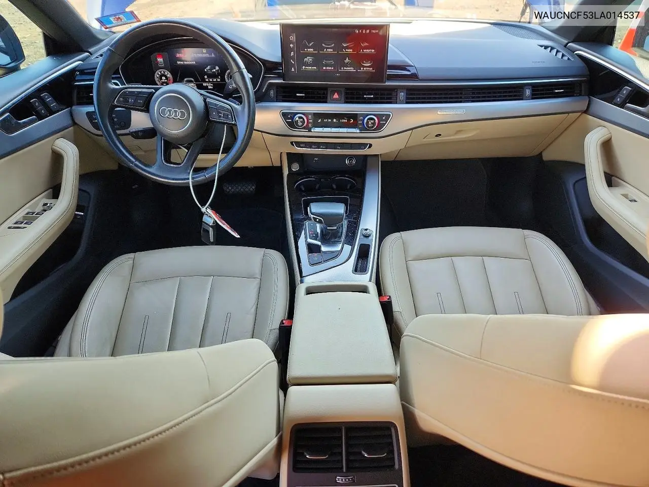 2020 Audi A5 Premium Plus VIN: WAUCNCF53LA014537 Lot: 60833016