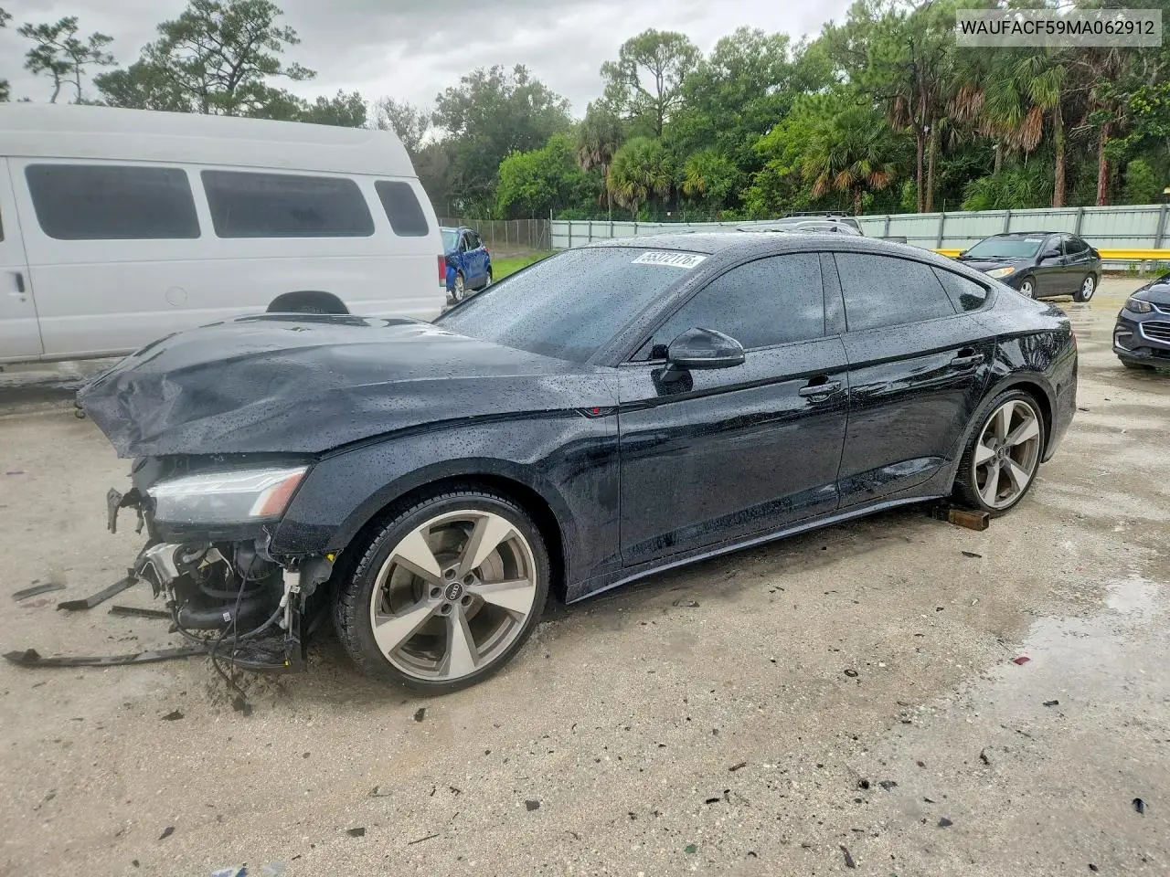 2021 Audi A5 Premium Plus 45 VIN: WAUFACF59MA062912 Lot: 55372176