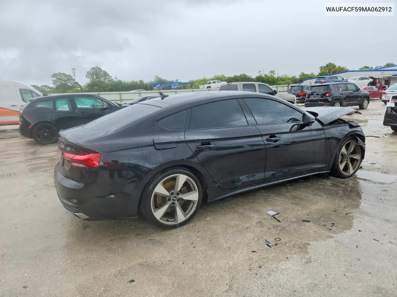 2021 Audi A5 Premium Plus 45 VIN: WAUFACF59MA062912 Lot: 55372176