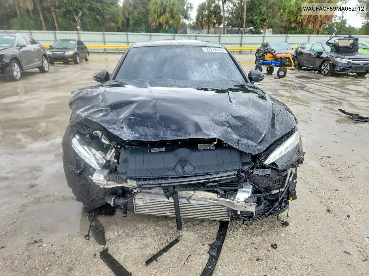2021 Audi A5 Premium Plus 45 VIN: WAUFACF59MA062912 Lot: 55372176