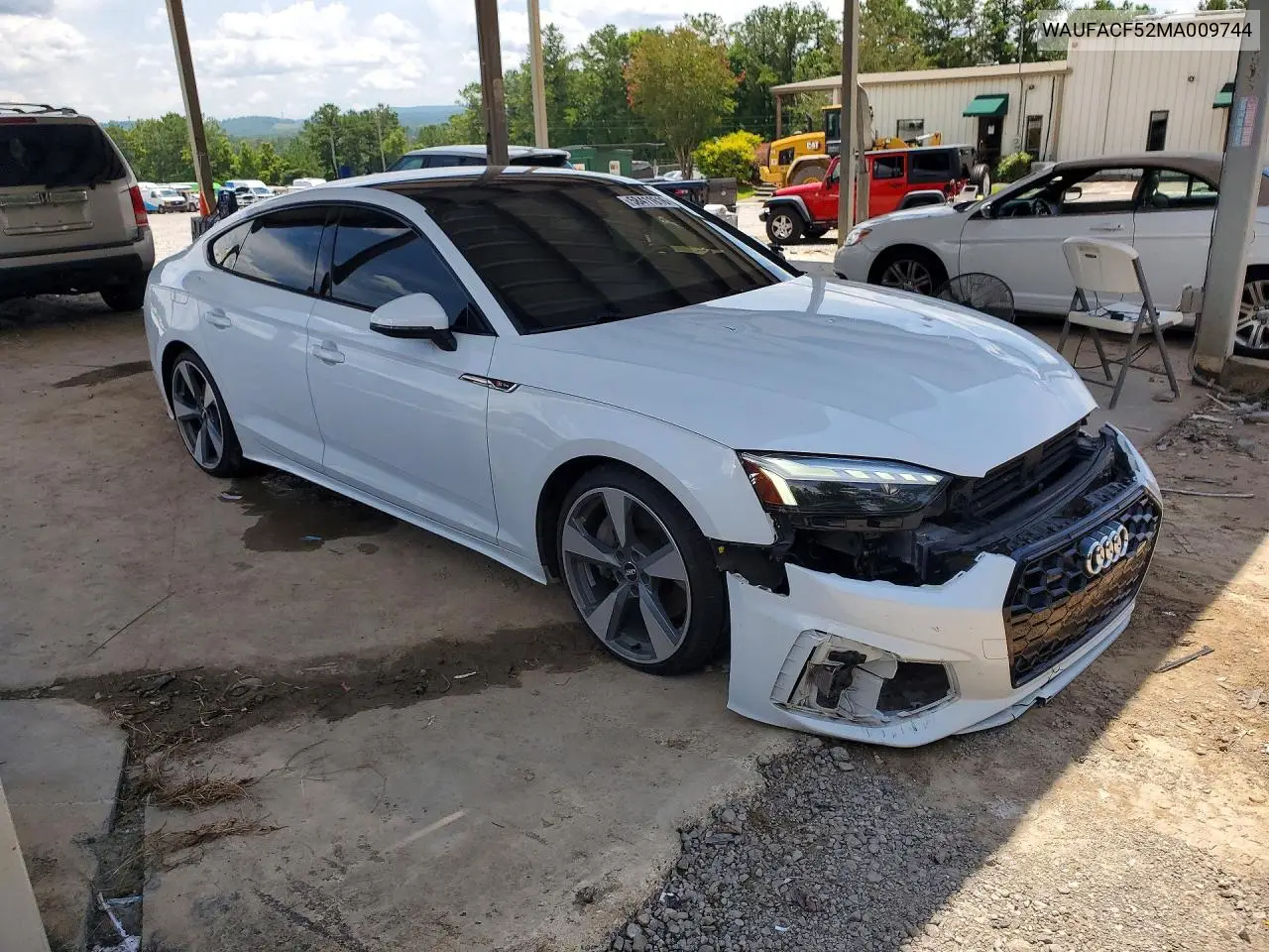 2021 Audi A5 Premium Plus 45 VIN: WAUFACF52MA009744 Lot: 58411616