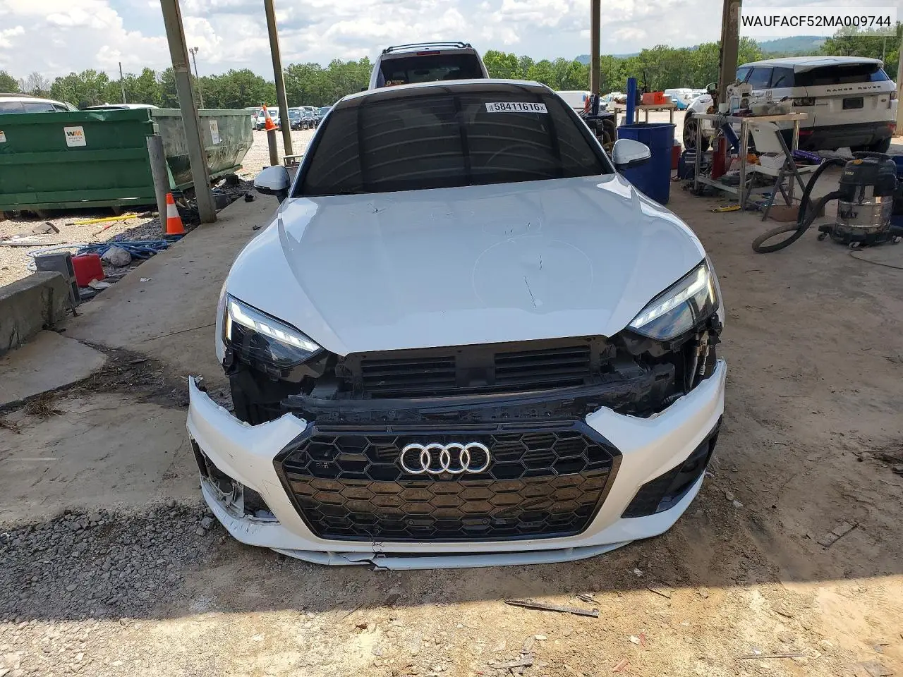 2021 Audi A5 Premium Plus 45 VIN: WAUFACF52MA009744 Lot: 58411616