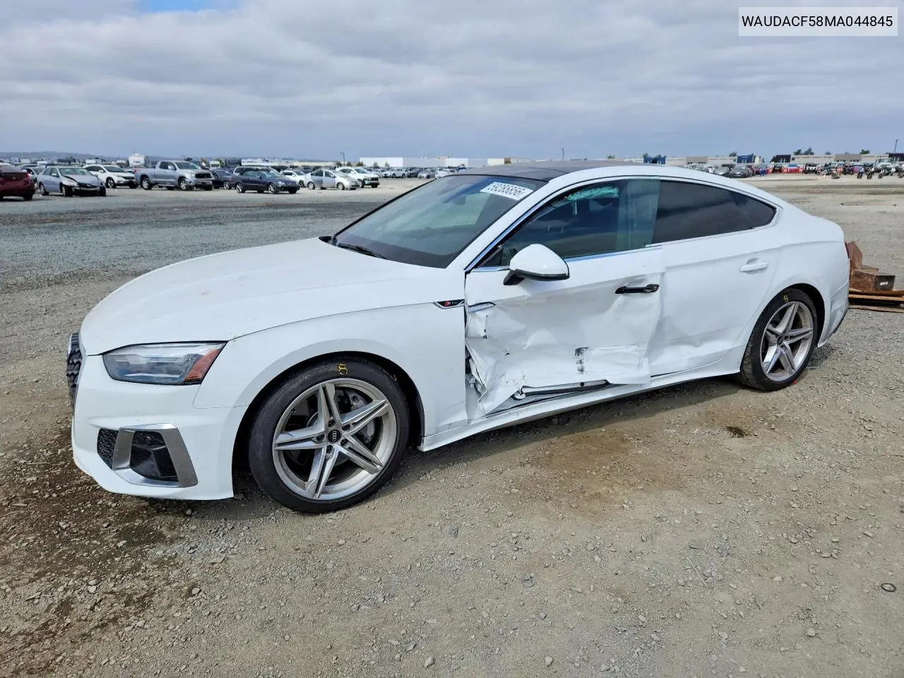 2021 Audi A5 Premium 45 VIN: WAUDACF58MA044845 Lot: 59285856