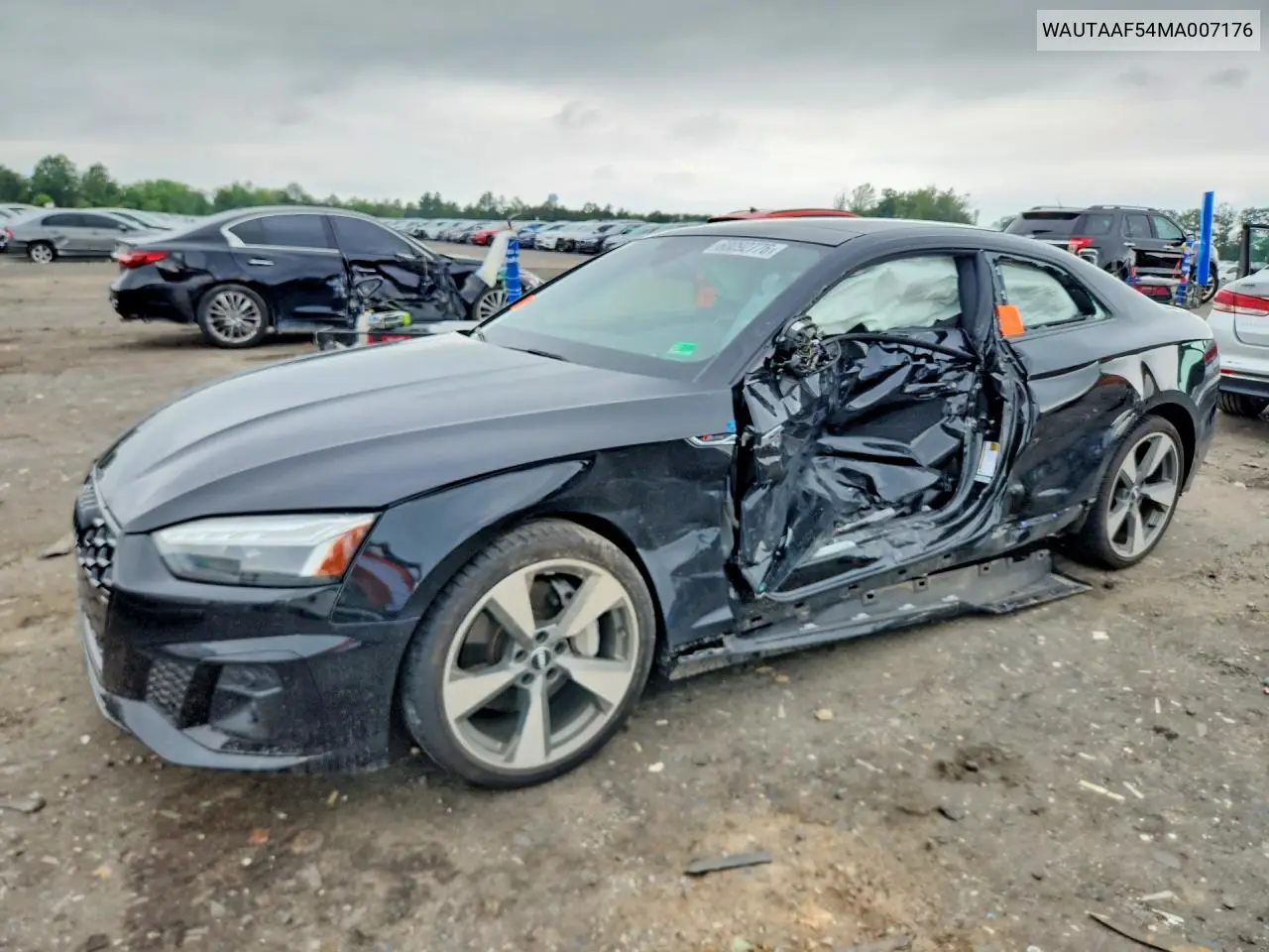 2021 Audi A5 Premium Plus 45 VIN: WAUTAAF54MA007176 Lot: 60092776