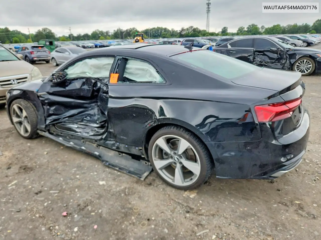 2021 Audi A5 Premium Plus 45 VIN: WAUTAAF54MA007176 Lot: 60092776