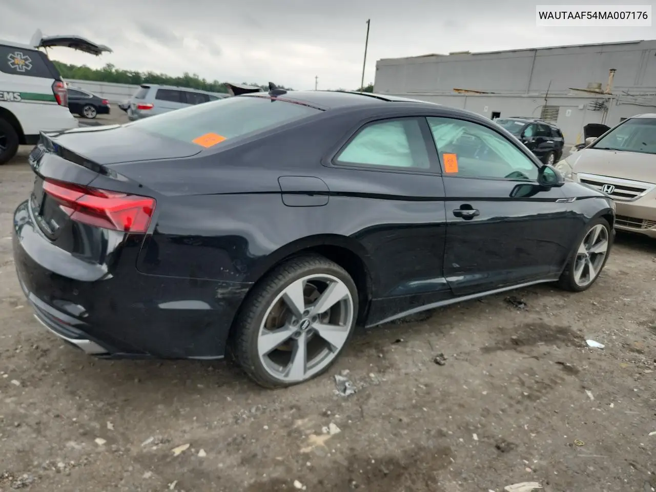 2021 Audi A5 Premium Plus 45 VIN: WAUTAAF54MA007176 Lot: 60092776