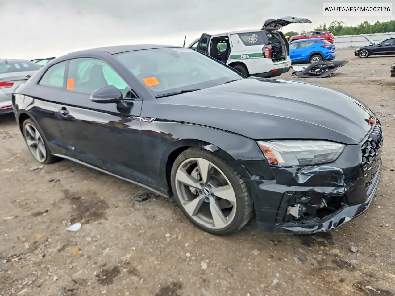 2021 Audi A5 Premium Plus 45 VIN: WAUTAAF54MA007176 Lot: 60092776