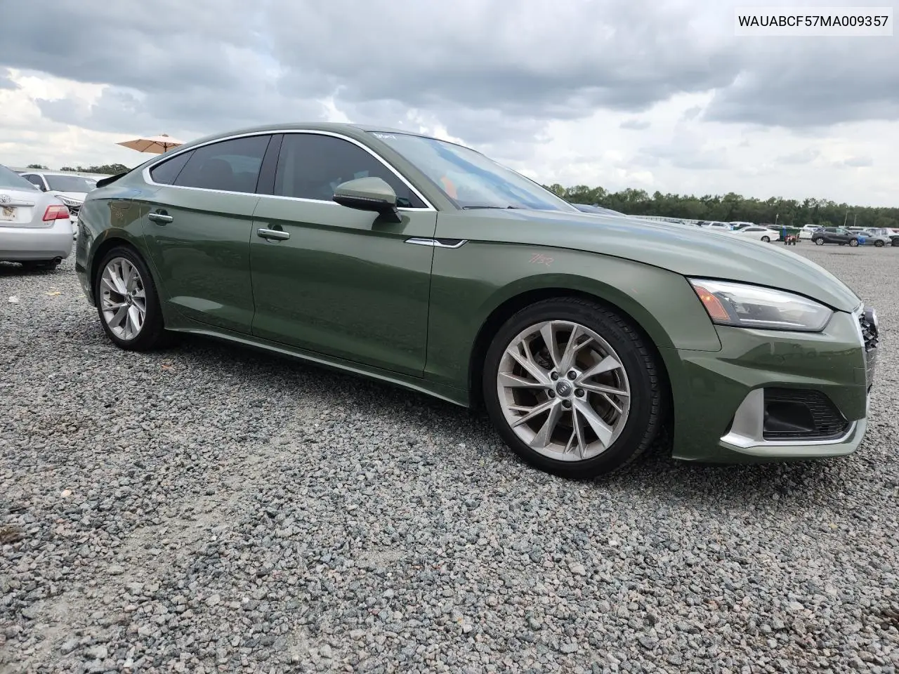 2021 Audi A5 Premium 40 VIN: WAUABCF57MA009357 Lot: 60857616