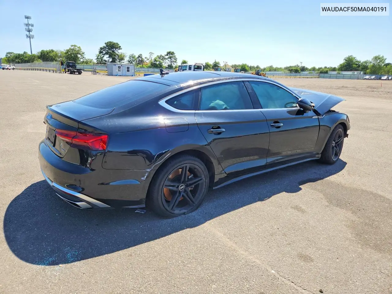 2021 Audi A5 Premium 45 VIN: WAUDACF50MA040191 Lot: 61437386