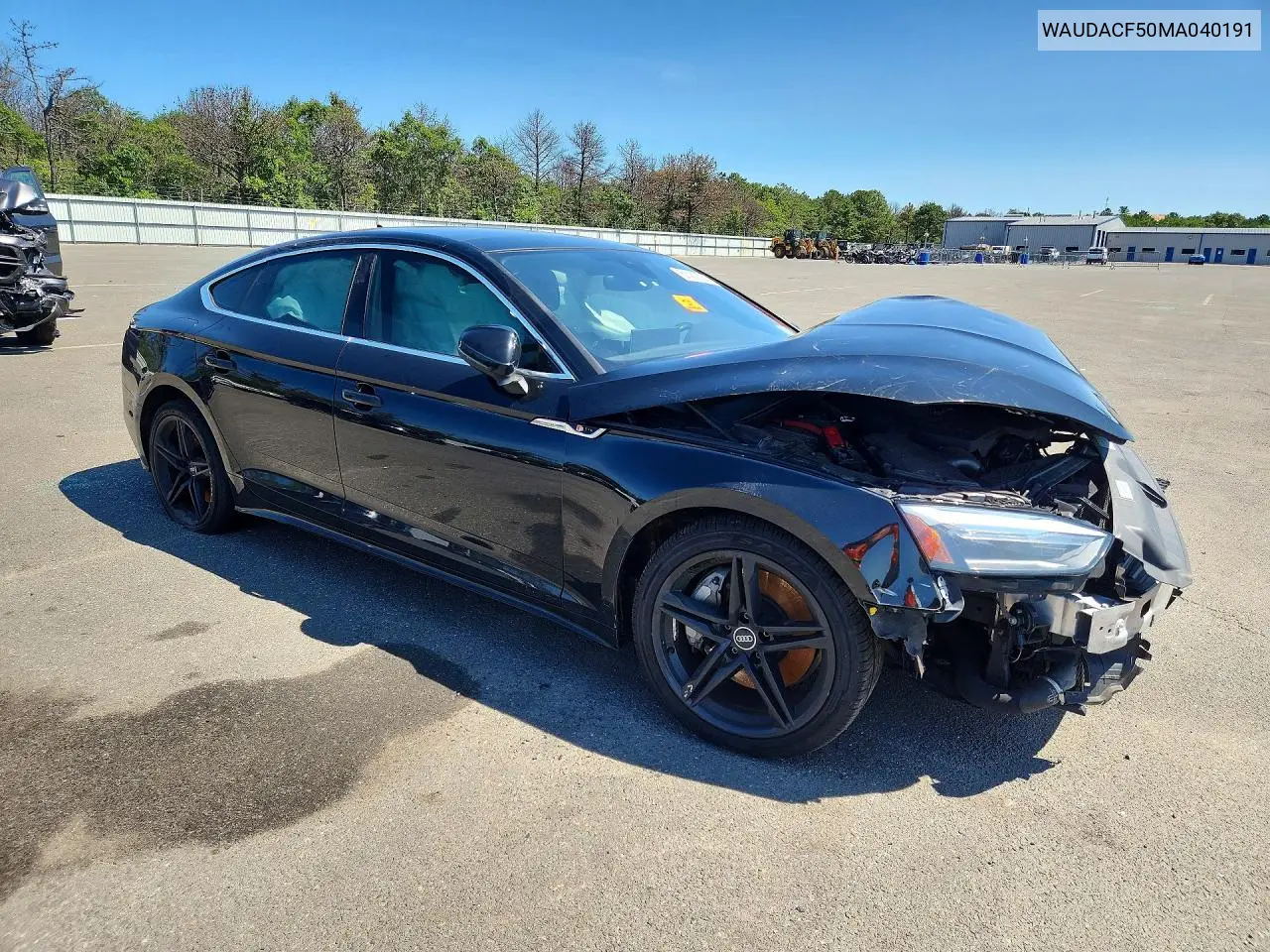 2021 Audi A5 Premium 45 VIN: WAUDACF50MA040191 Lot: 61437386