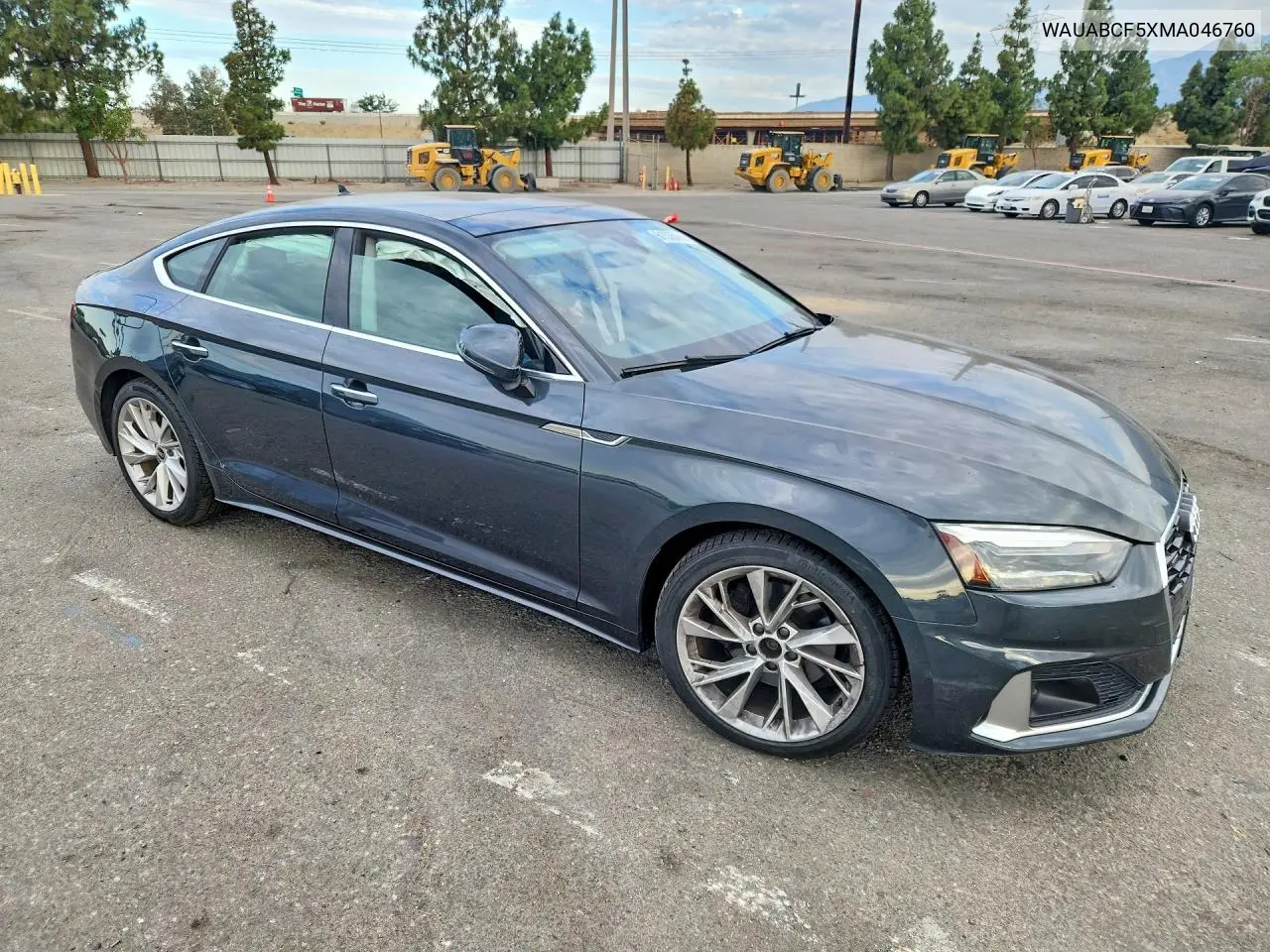 2021 Audi A5 Premium 40 VIN: WAUABCF5XMA046760 Lot: 61535666