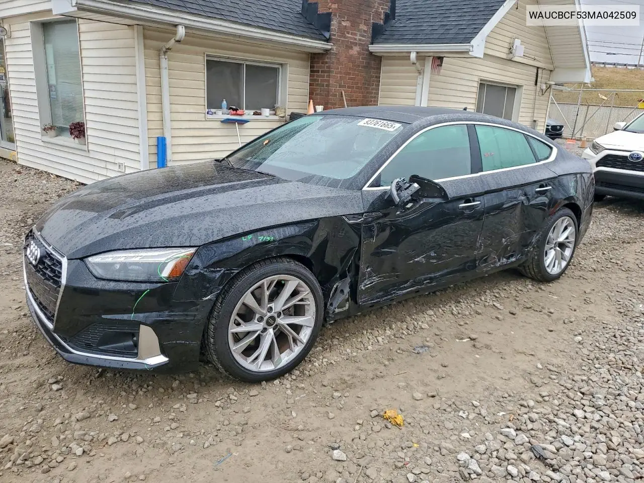 WAUCBCF53MA042509 2021 Audi A5 Premium Plus 40